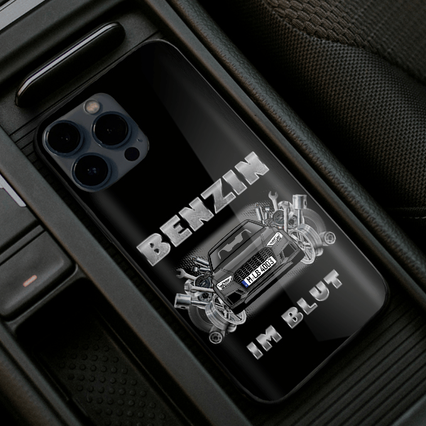 RS3 Limousine Handyhülle Iphone 13, 11, 14 usw. mit deinem Auto u. Kennzeichen, Modelle im Sortiment!