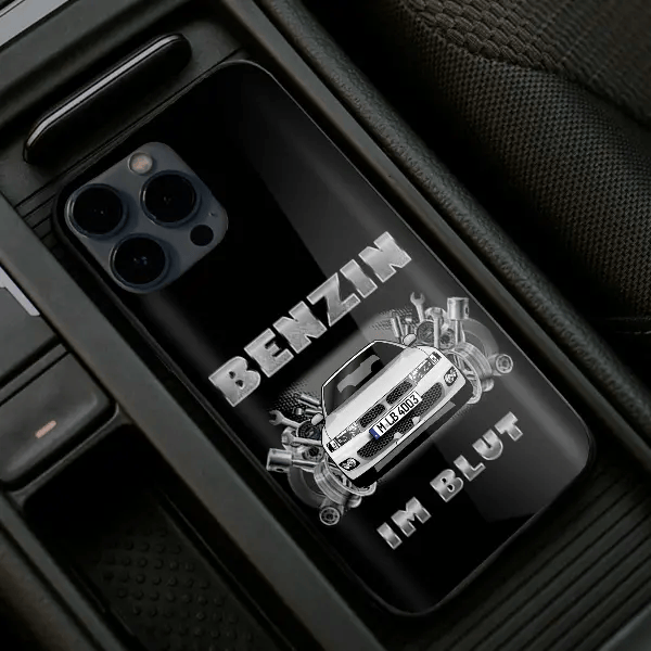 Galant Limousine Handyhülle Iphone 13, 11, 14 usw. mit deinem Auto u. Kennzeichen, Modelle im Sortiment!