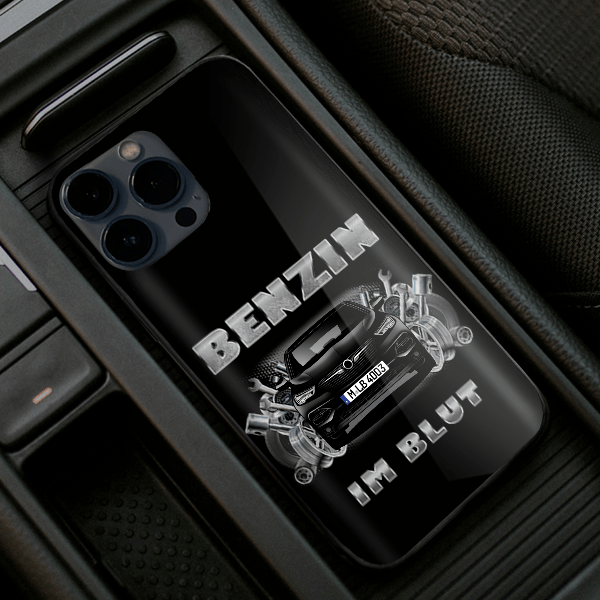 Grandland X Handyhülle Iphone 13, 11, 14 usw. mit deinem Auto u. Kennzeichen, Modelle im Sortiment!
