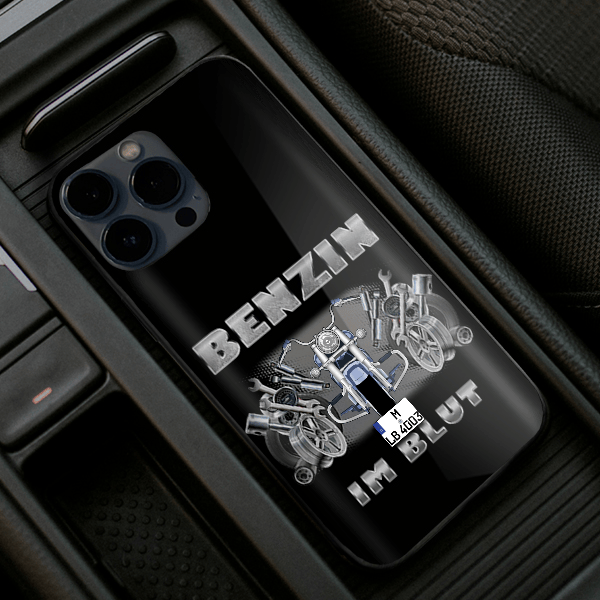 Dragstar 650 Handyhülle Iphone 13, 11, 14 usw. mit deinem Motorrad u. Kennzeichen, Modelle im Sortiment!