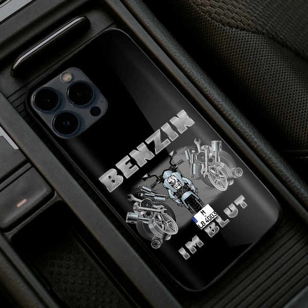 ER-6 Handyhülle Iphone 13, 11, 14 usw. mit deinem Motorrad u. Kennzeichen, Modelle im Sortiment!