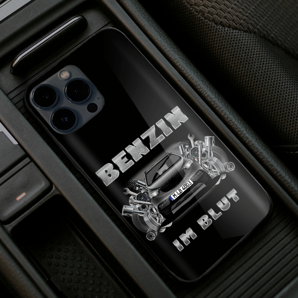 Mokka X Handyhülle Iphone 13, 11, 14 usw. mit deinem Auto u. Kennzeichen, Modelle im Sortiment!