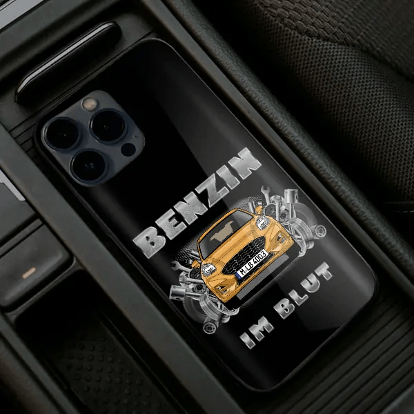 Puma ST Handyhülle Iphone 13, 11, 14 usw. mit deinem Auto u. Kennzeichen, Modelle im Sortiment!