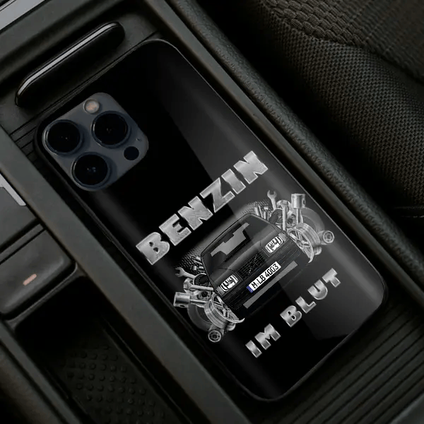 745 Limousine Handyhülle Iphone 13, 11, 14 usw. mit deinem Auto u. Kennzeichen, Modelle im Sortiment!