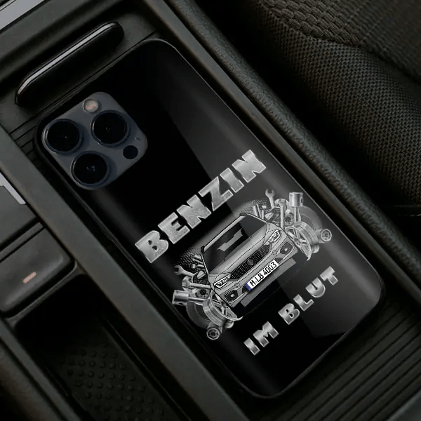 Tipo Kombi Handyhülle Iphone 13, 11, 14 usw. mit deinem Auto u. Kennzeichen, Modelle im Sortiment!