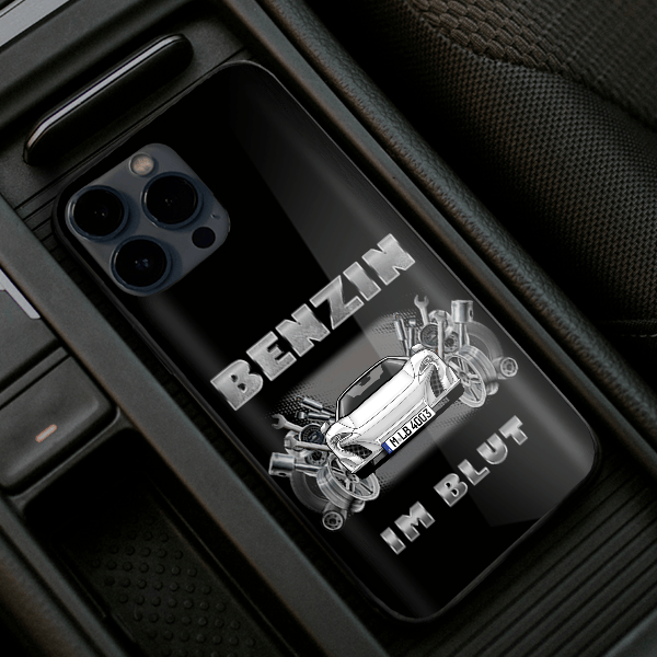 675 LT Spider Handyhülle Iphone 13, 11, 14 usw. mit deinem Auto u. Kennzeichen, Modelle im Sortiment!