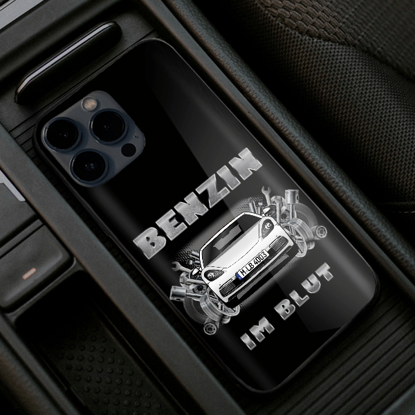 Cayman GTS 4.0 Handyhülle Iphone 13, 11, 14 usw. mit deinem Auto u. Kennzeichen, Modelle im Sortiment!