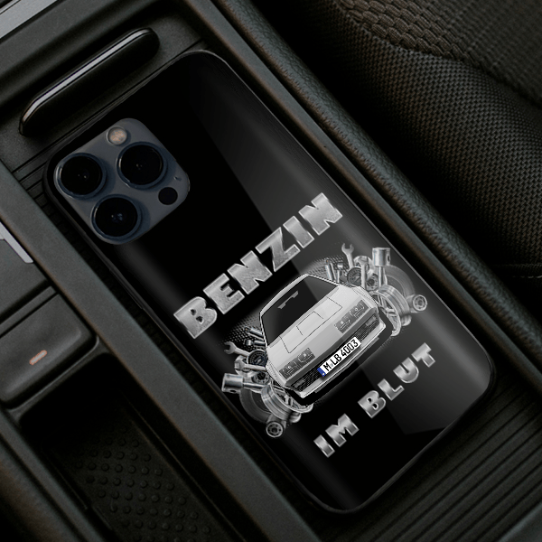 A310 Handyhülle Iphone 13, 11, 14 usw. mit deinem Auto u. Kennzeichen, Modelle im Sortiment!