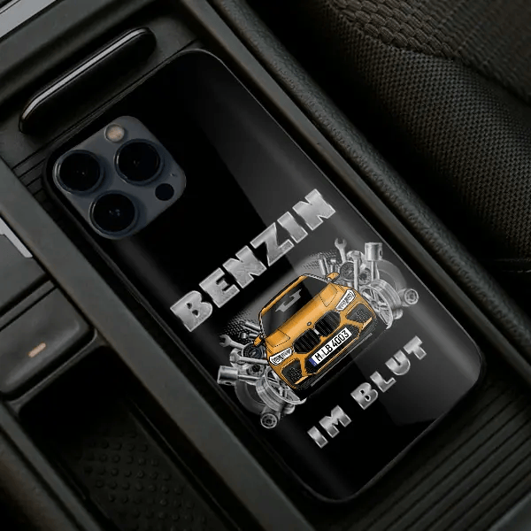 X6 M Handyhülle Iphone 13, 11, 14 usw. mit deinem Auto u. Kennzeichen, Modelle im Sortiment!