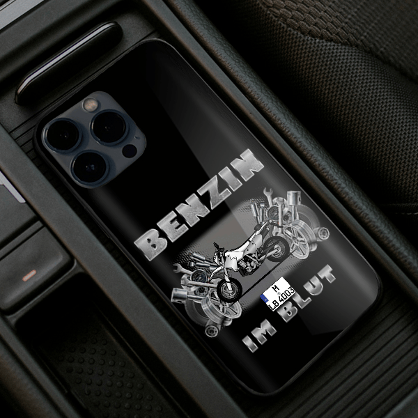 DR-Z 400 Handyhülle Iphone 13, 11, 14 usw. mit deinem Motorrad u. Kennzeichen, Modelle im Sortiment!
