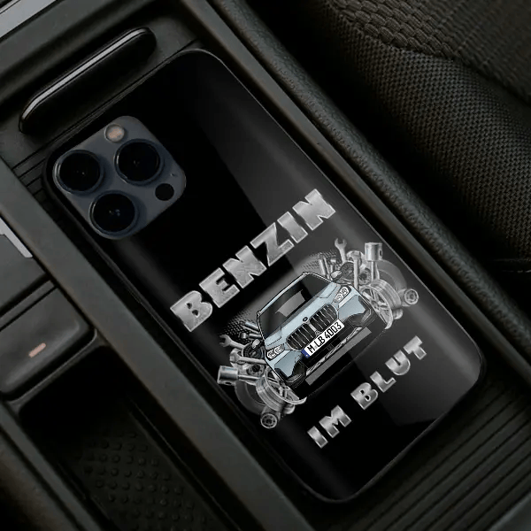 X1 Handyhülle Iphone 13, 11, 14 usw. mit deinem Auto u. Kennzeichen, Modelle im Sortiment!