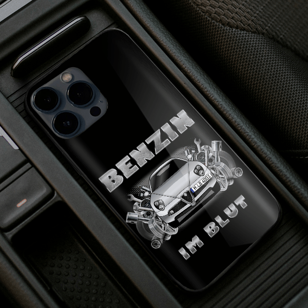 8C Coupe Handyhülle Iphone 13, 11, 14 usw. mit deinem Auto u. Kennzeichen, Modelle im Sortiment!