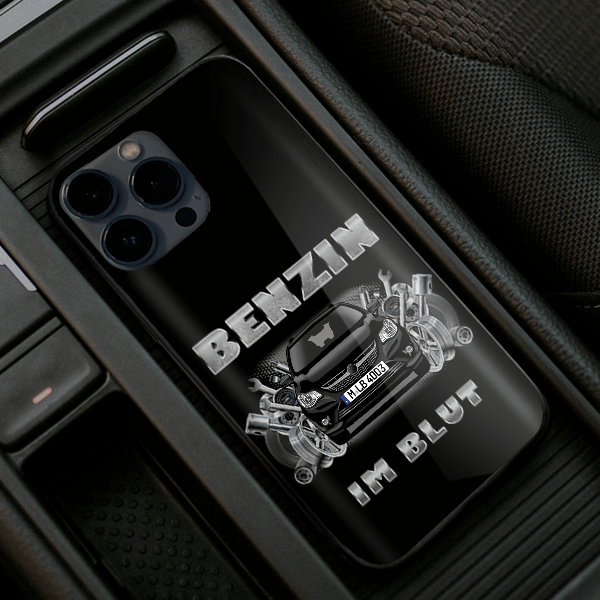 Karl Handyhülle Iphone 13, 11, 14 usw. mit deinem Auto u. Kennzeichen, Modelle im Sortiment!