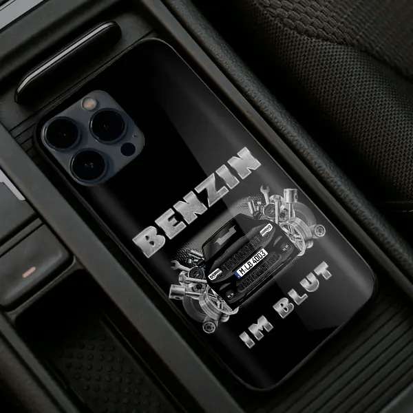 Grand Cherokee SRT Handyhülle Iphone 13, 11, 14 usw. mit deinem Auto u. Kennzeichen, Modelle im Sortiment!