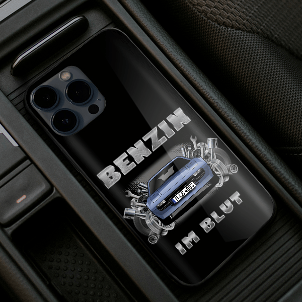 208 Coupe Handyhülle Iphone 13, 11, 14 usw. mit deinem Auto u. Kennzeichen, Modelle im Sortiment!