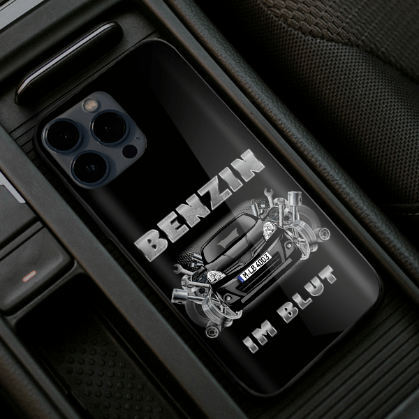 Note Handyhülle Iphone 13, 11, 14 usw. mit deinem Auto u. Kennzeichen, Modelle im Sortiment!