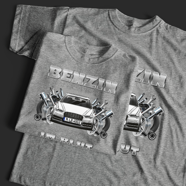 A6 Limousine T-Shirt Tuning mit Auto !