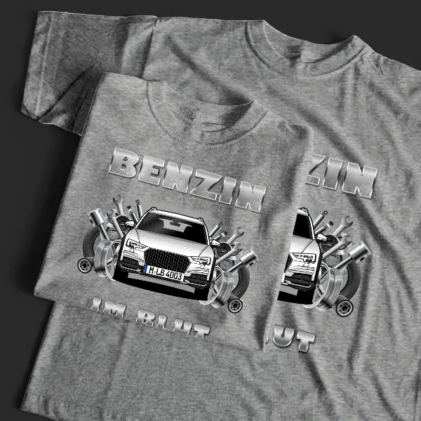 A4 Allroad Quattro T-Shirt Tuning mit Auto !