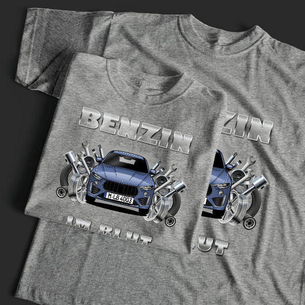 Levante Trofeo T-Shirt Tuning mit Auto !