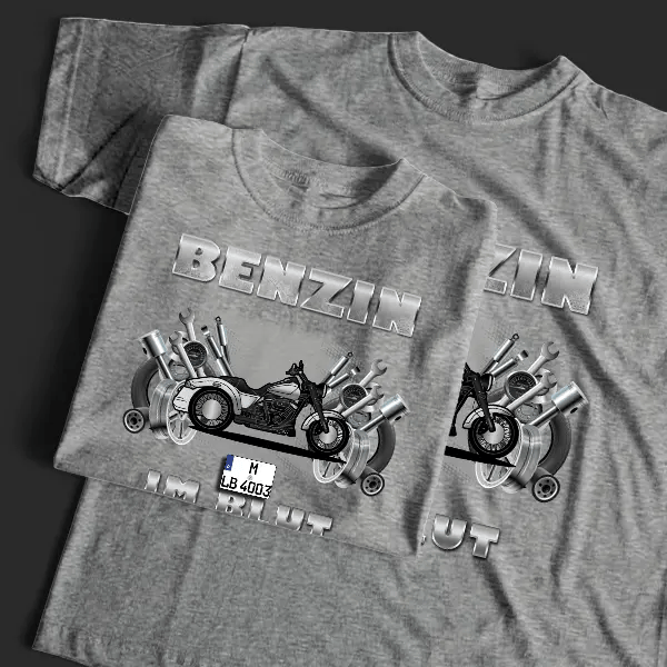 Freewheeler T-Shirt Tuning mit Motorrad !