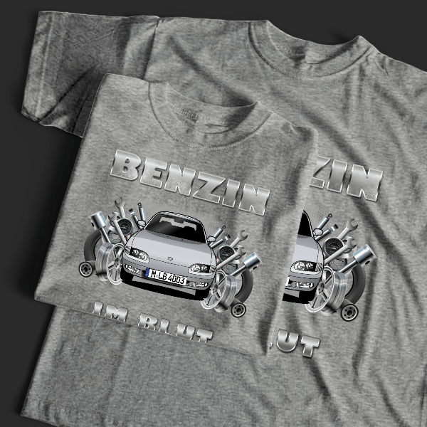 MX-6 T-Shirt Tuning mit Auto !