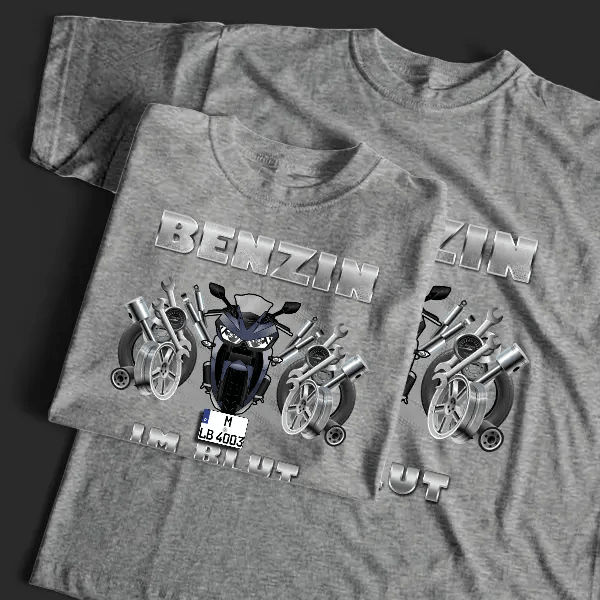 YZF-R3 T-Shirt Tuning mit Motorrad !