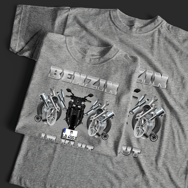 MT-10 T-Shirt Tuning mit Motorrad !