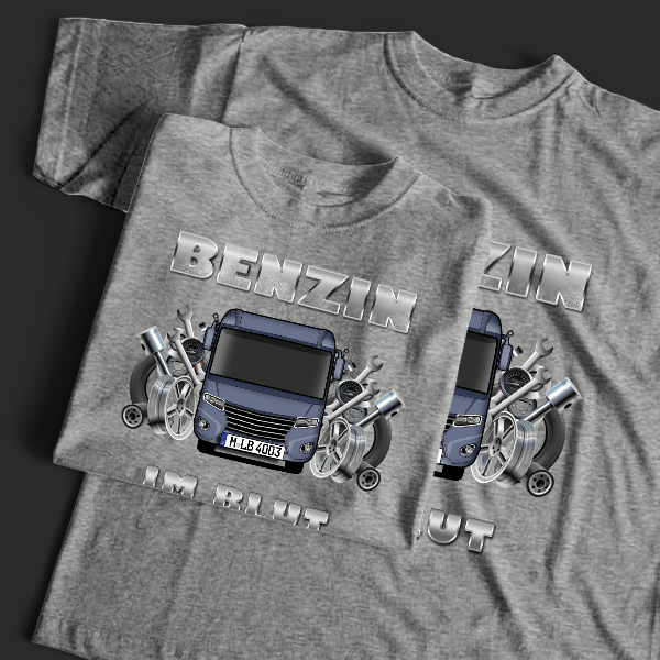 740 T-Shirt Tuning mit Wohnwagen !