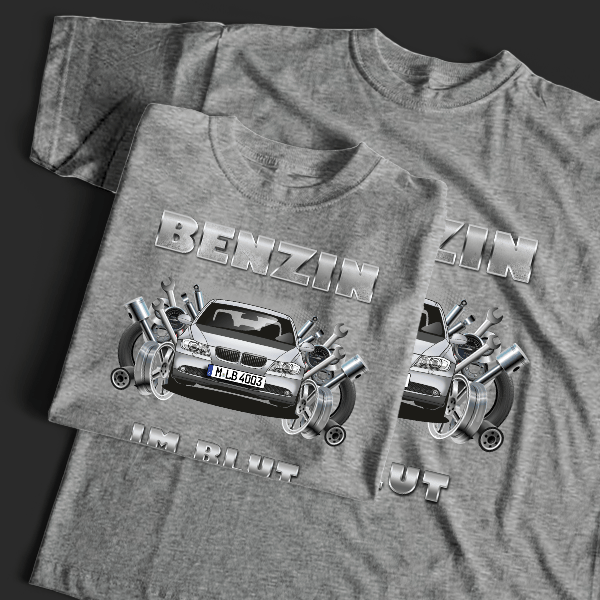 3er Reihe Coupe T-Shirt Tuning mit Auto !