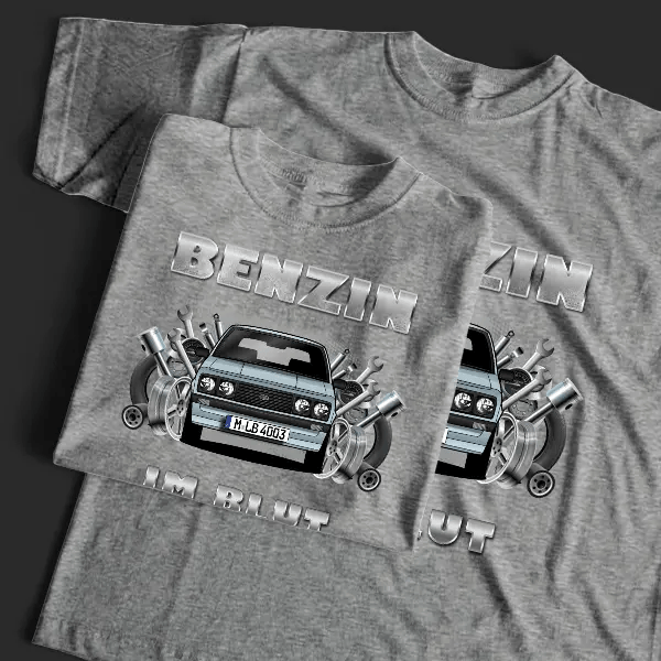 Escort RS 2000 T-Shirt Tuning mit Auto !