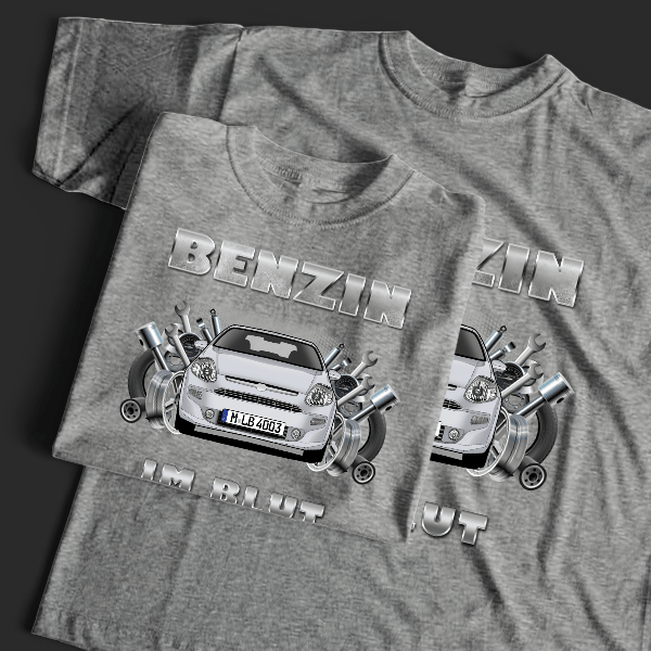 Punto Evo T-Shirt Tuning mit Auto !