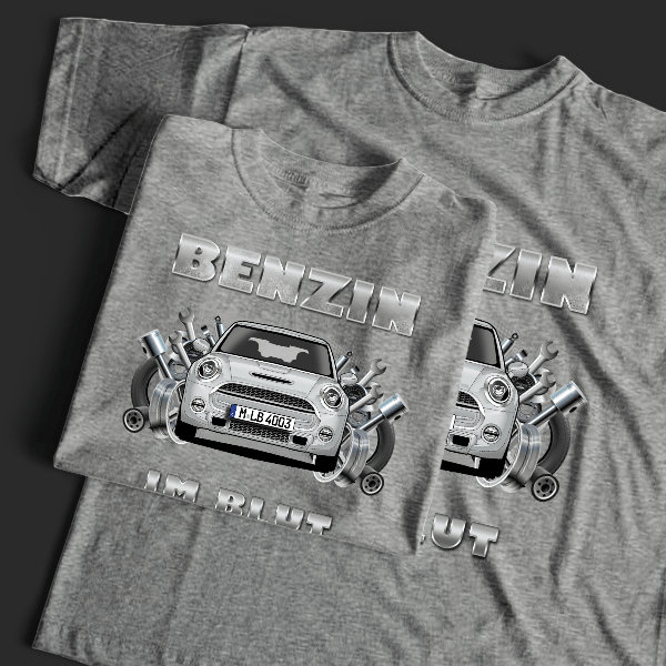 Cooper S Roadster T-Shirt Tuning mit Auto !