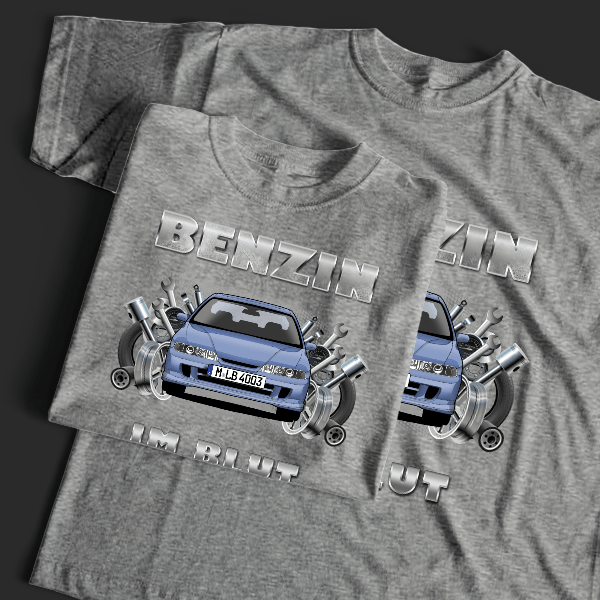 Integra T-Shirt Tuning mit Auto !