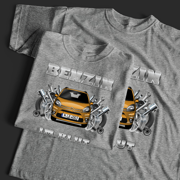 C4 Grand Picasso T-Shirt Tuning mit Auto !