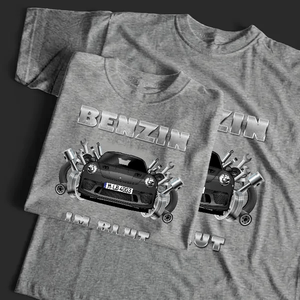 911.2 GT3 RS T-Shirt Tuning mit Auto !