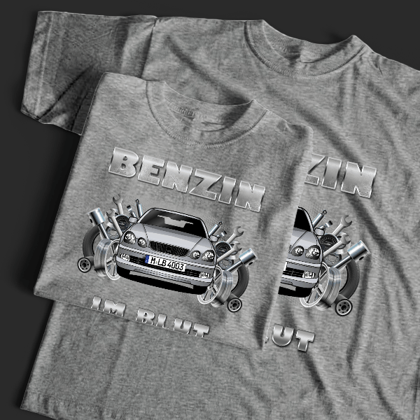 GS T-Shirt Tuning mit Auto !
