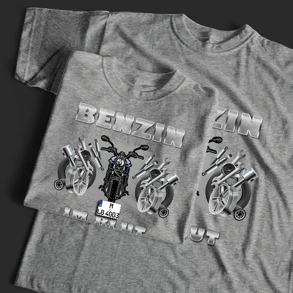 XSR700 T-Shirt Tuning mit Motorrad !