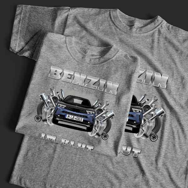 Mokka-e T-Shirt Tuning mit Auto !