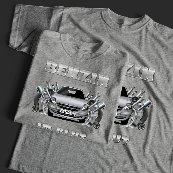 C8 T-Shirt Tuning mit Auto !