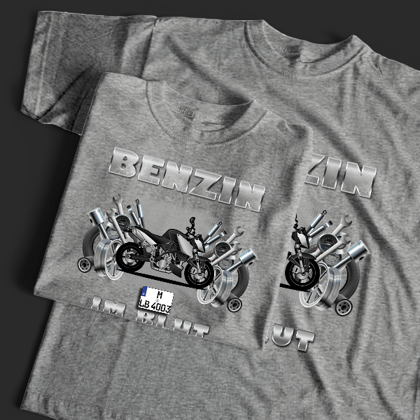 990 Super Duke T-Shirt Tuning mit Motorrad !