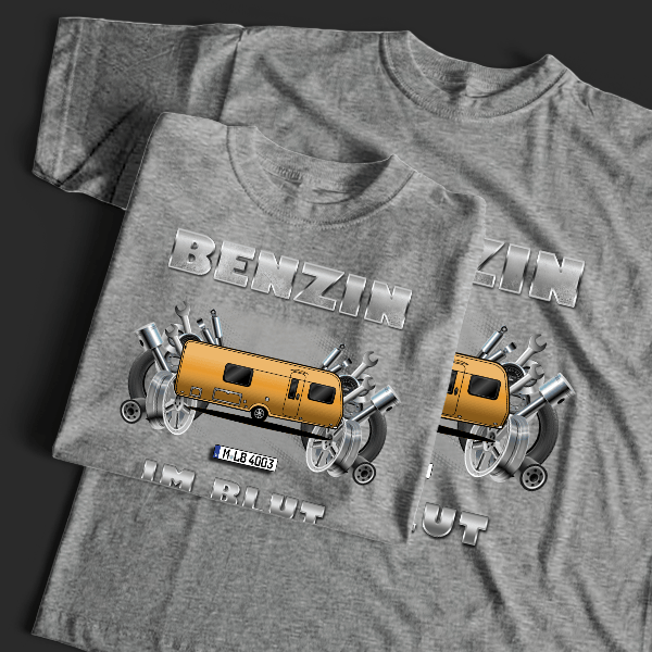 Musica T-Shirt Tuning mit Campinganhänger !