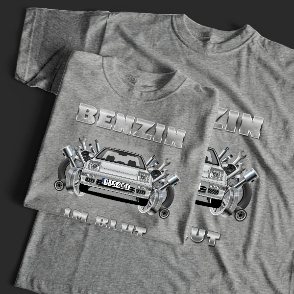Prelude T-Shirt Tuning mit Auto !
