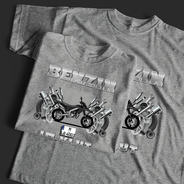 SX 50 T-Shirt Tuning mit Motorrad !