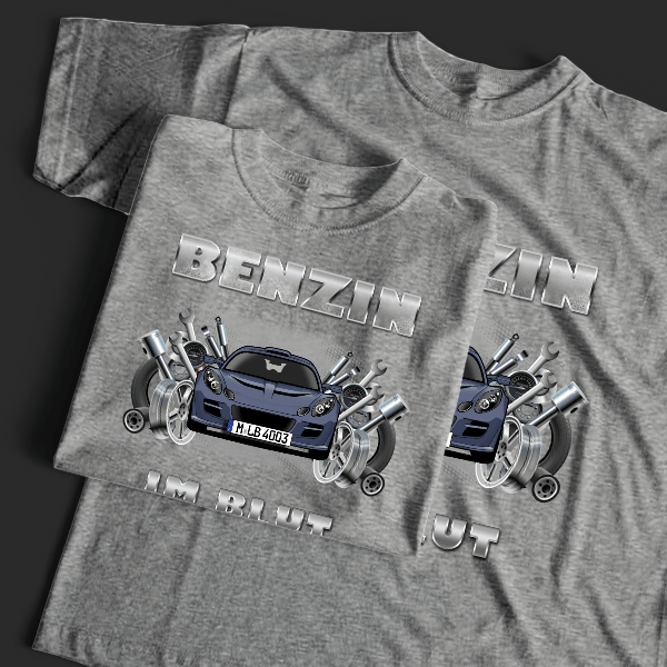 Exige Coupe T-Shirt Tuning mit Auto !