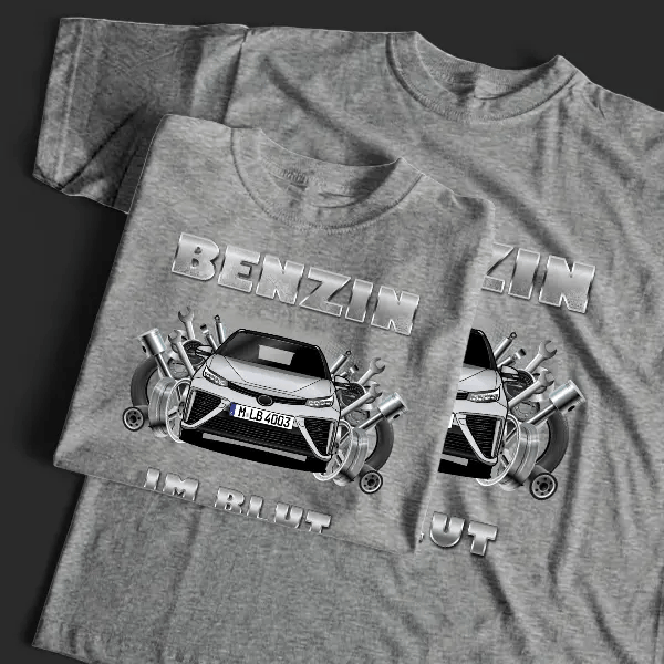 Mirai T-Shirt Tuning mit Auto !