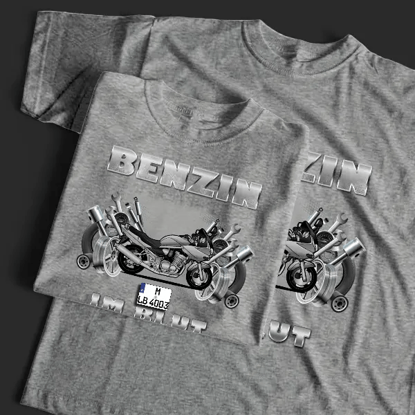 GSF 600 T-Shirt Tuning mit Motorrad !