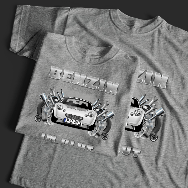 Elise Roadster T-Shirt Tuning mit Auto !