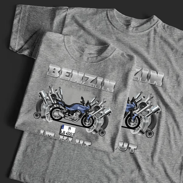 V100 Mandello T-Shirt Tuning mit Motorrad !