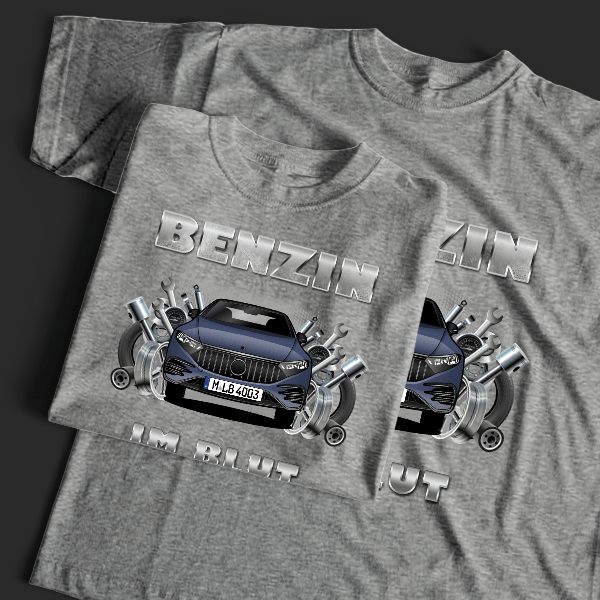 EQS 53 AMG Line T-Shirt Tuning mit Auto !
