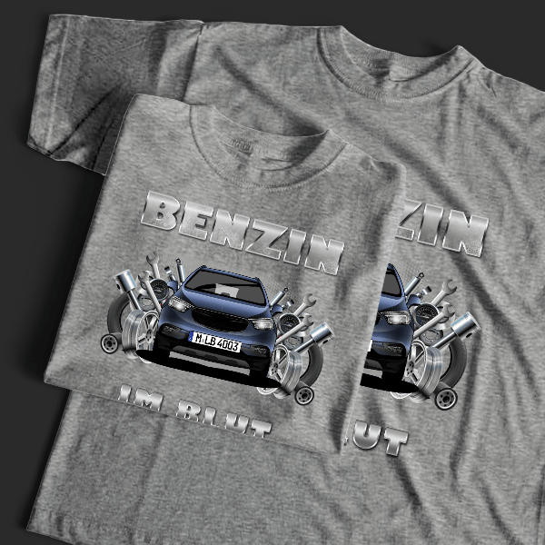 Mokka X T-Shirt Tuning mit Auto !